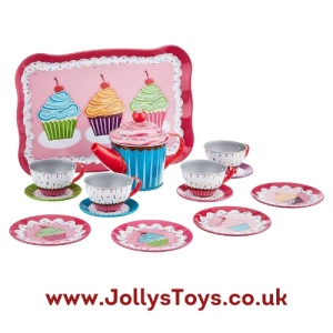 Cup Cake Tin Tea Set